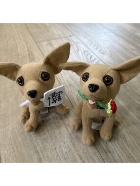 Applause Yo Quiero Taco Bell 6 in. Chihuahua Plush Stuffed Animals Vintage